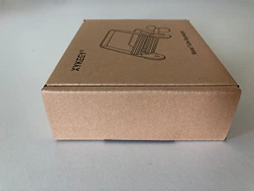 XYKEEY Toothpaste Squeezer, Metal Toothpaste Tube Squeezer Paint Tube Wringer for Artist, Hair Salon, Painter (Black)