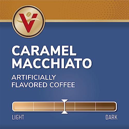 Victor Allen Victor Allen\'s Coffee Caramel Macchiato Flavored, 80 Count, Medium Roast, Single Serve Coffee Pods for Keurig K-Cup Brewers