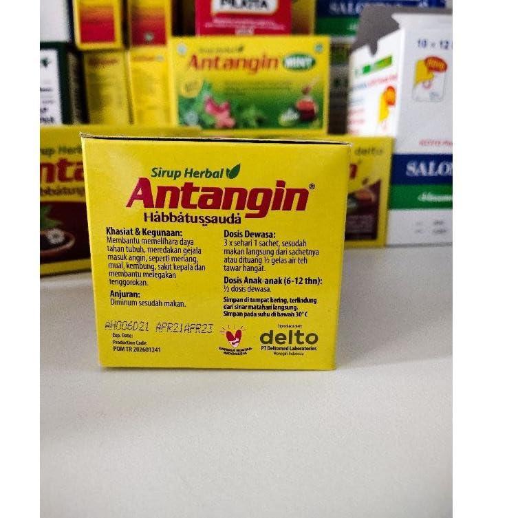 Antangin Antangin Habbatussauda Herbal Syrup 12-ct, 180 Ml (2 Box)