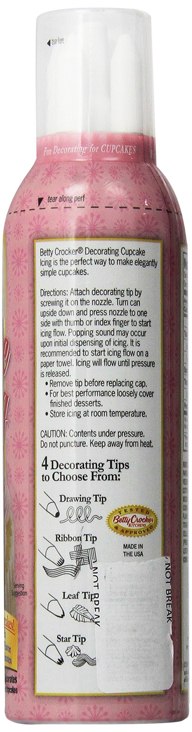 Betty Crocker Betty Crocker, Cupcake Icing, Petal Pink, 8.4oz Can (Pack of 3)