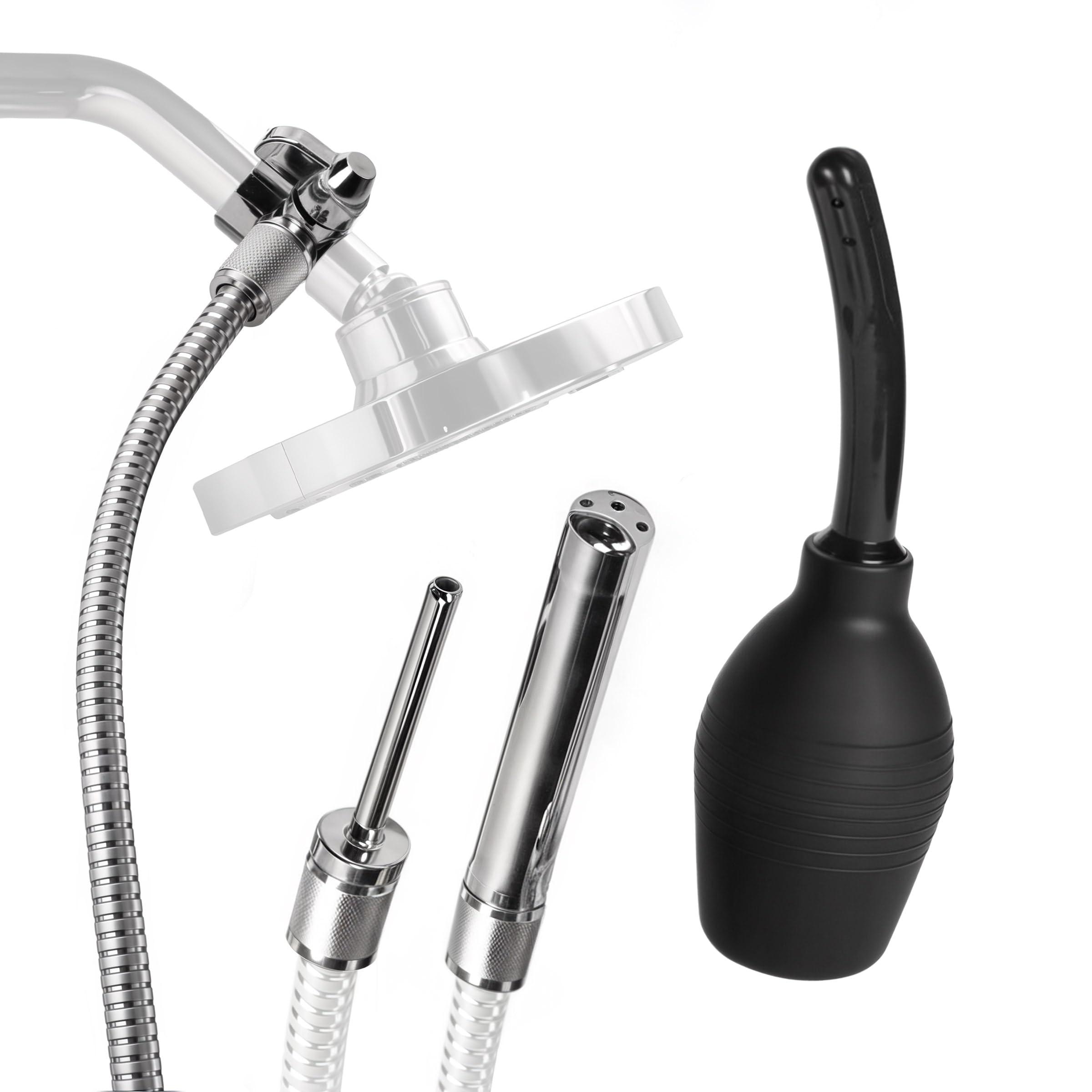 Cleanstream Cleanstream Angled Enema Nozzle, Silver