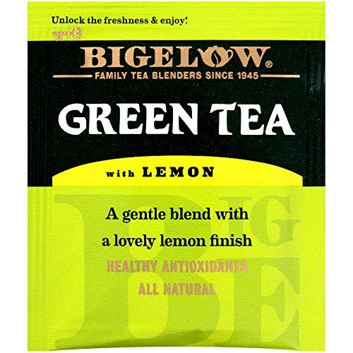 Bigelow Tea Bigelow Green Tea with Lemon Tea Bags 28-Count Boxes (Pack of 6) Green Tea Bags with Lemon Peel and Natural Flavors Rich in Antioxidants