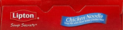 Lipton SOUP SECRETS Lipton Instant Soup Mix Chicken Flavor Noodle For a Warm Cup of Soup Cooks in 5 Minutes 4.2 oz