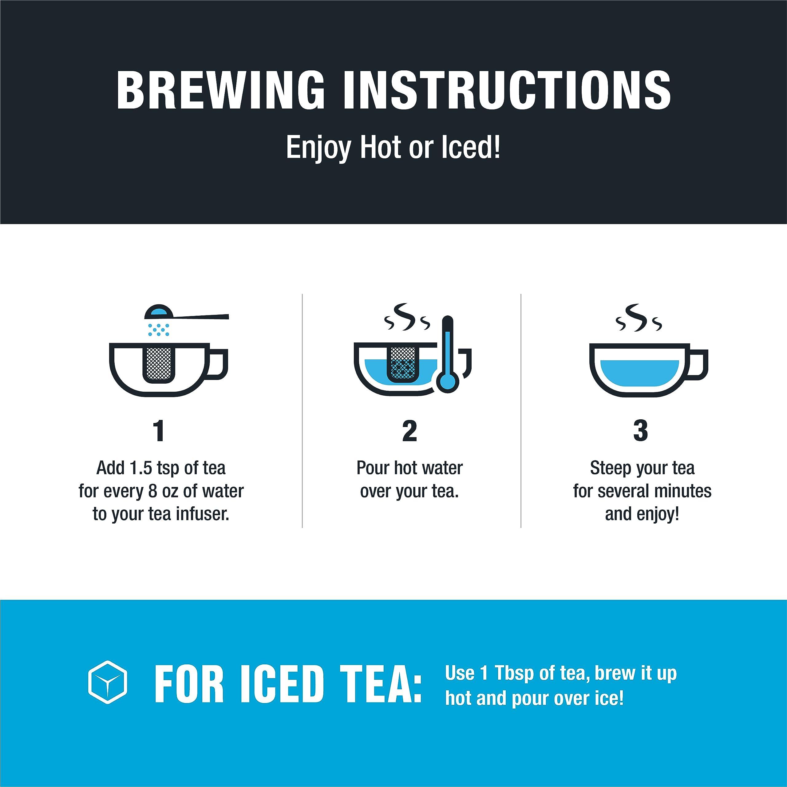 Tiesta Tea Tiesta Tea - Peach Party | Peach Hibiscus Herbal Tea | Premium Loose Leaf Tea Blend | Non-Caffeinated Fruit Tea | Make Hot or Iced & Up to 200 Cups | Made w/ Natural Ingredients - 16oz Resealable Pouch