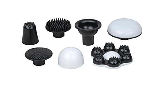 Thera Care Thera Care Deep Tissue Massager | 7 Head Attachments | 6 Massage Modes | 6 Intensity Levels | Heated Massage Option | Handheld Personal Massage Solution