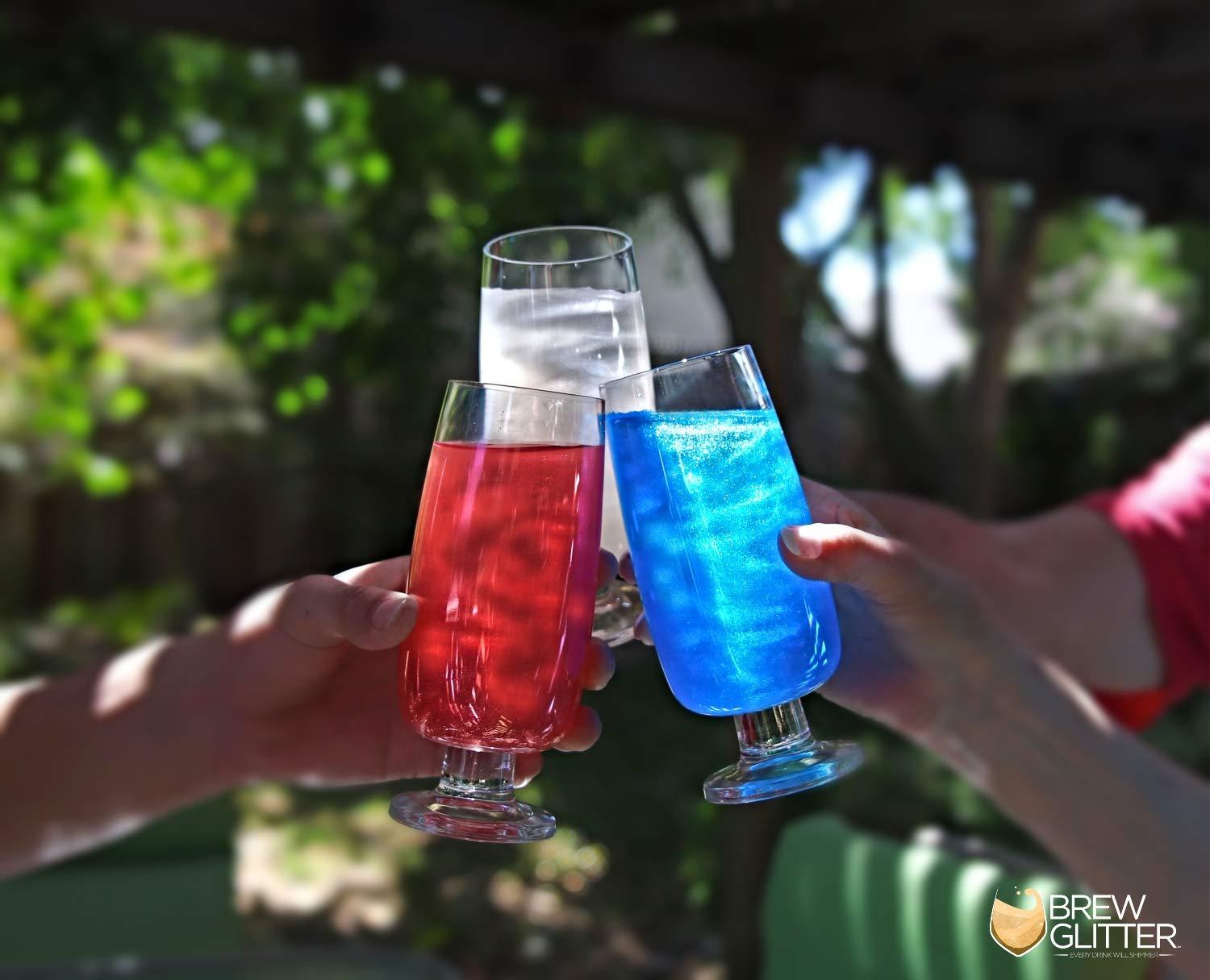 Bakell Brew Glitter - Green (50g 1x Pump) | Edible Glitter for Cakes, Cupcakes, Cake Pops, Drinks, Desserts by Bakell