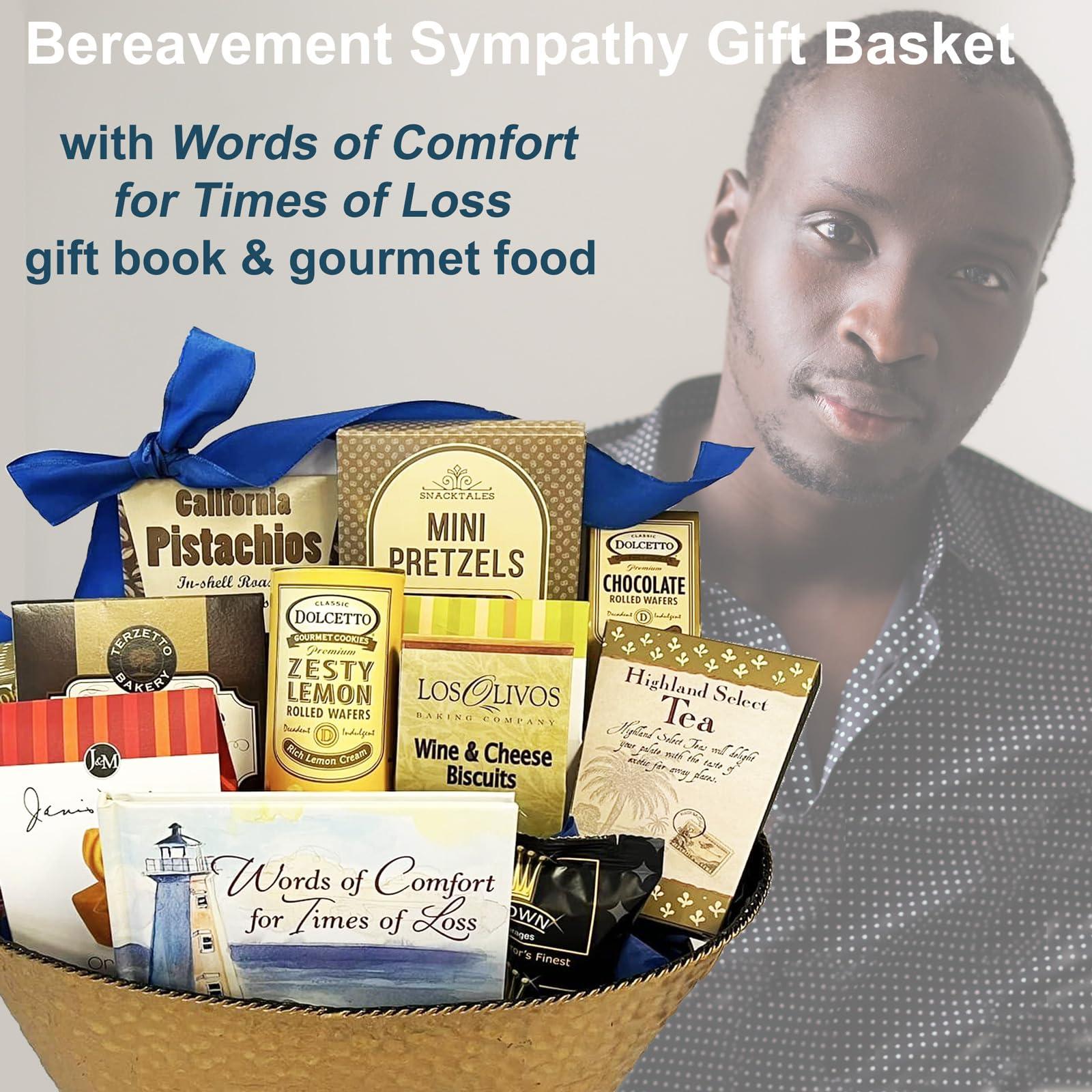 Gifts Fulfilled Gifts Fulfilled Grand Gourmet Sympathy Gift Basket for Loss of Mother, Loss of Father, Loss of Loved One Gourmet Bereavement Gift Basket