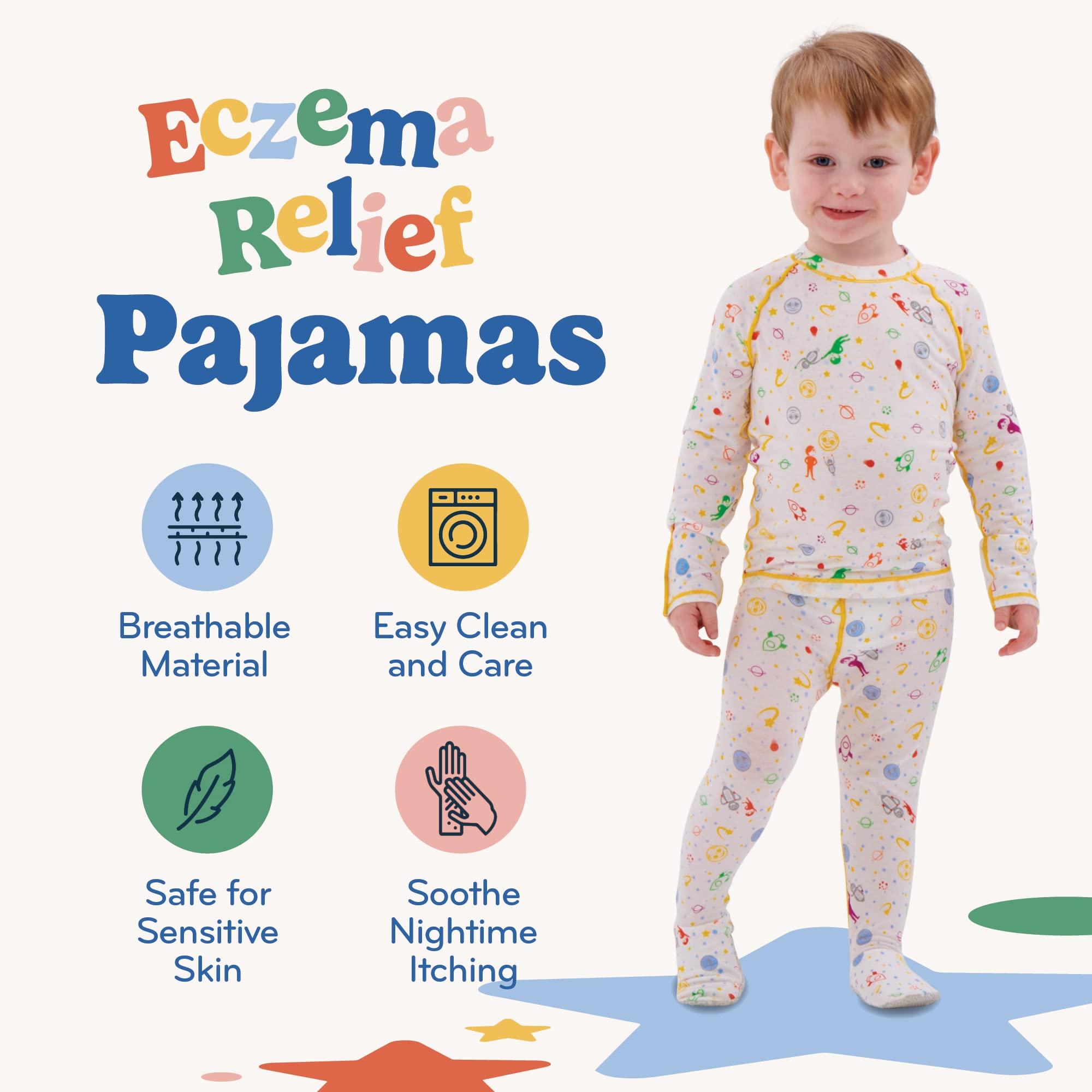 Soothems Eczema Pajamas Set for Kids - Eczema Wet Wrap Clothes (Size 6)