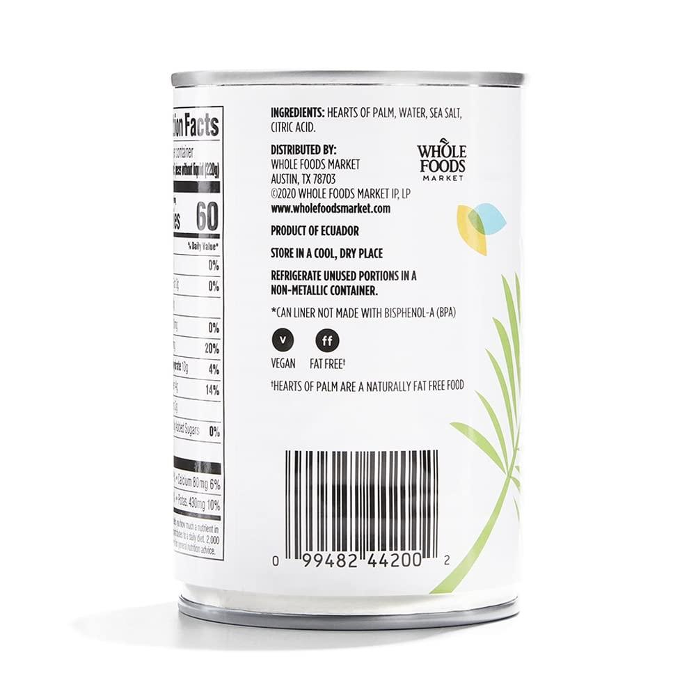 365 by Whole Foods Market 365 by Whole Foods Market, Whole Hearts Of Palm, 14.1 Ounce