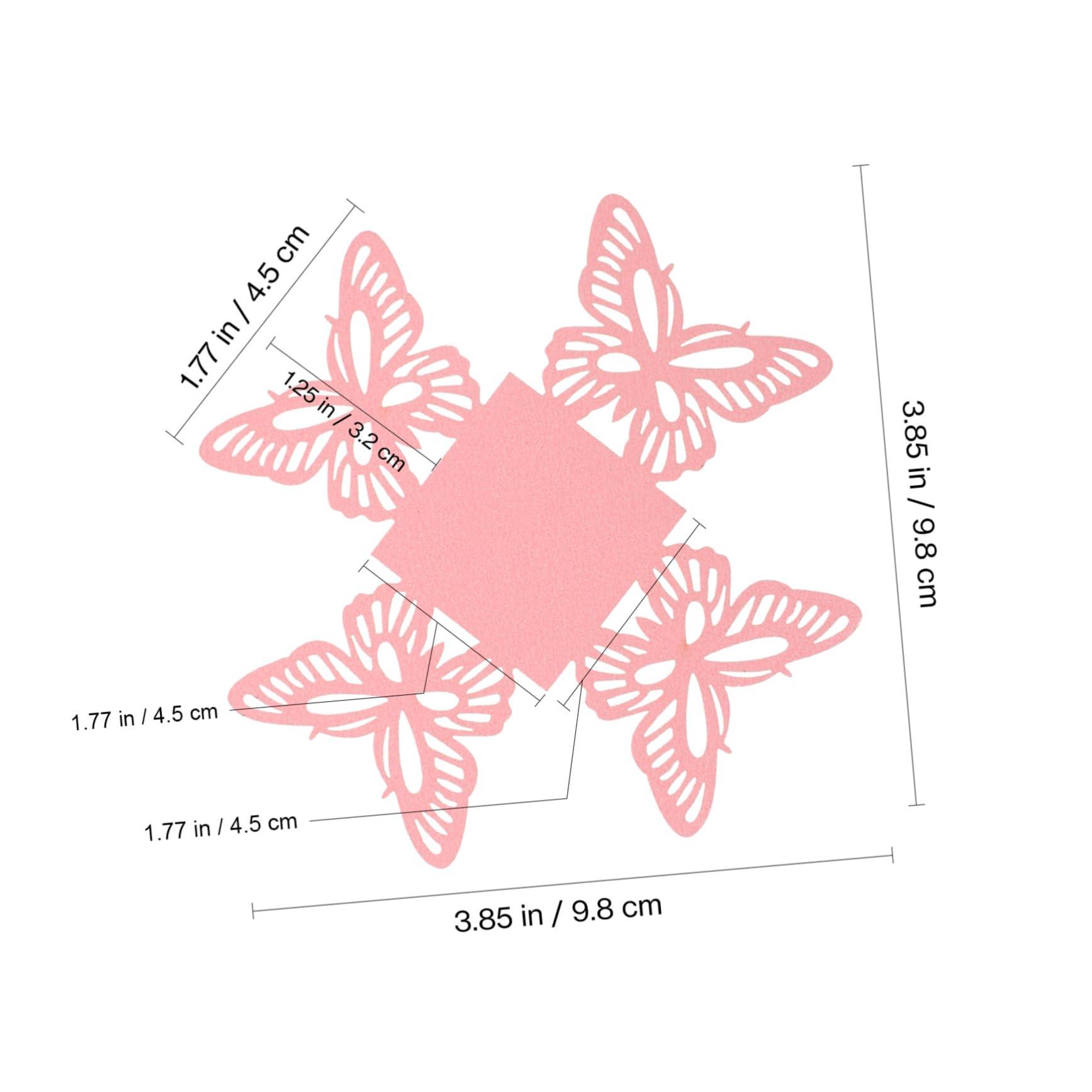 STOBAZA STOBAZA 50 Pcs Boxes Small Cases banquet Container decorate chocolate box Wedding Supplies wedding paper tray pink Banquet Party Cases chocolate Candy box