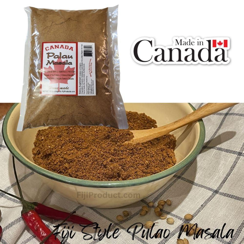FIJIAN MADE FIJI Style - PALAU Masala Authentic Spices Full in Flavor (2 x 1 LB BAG EA) Imported from Canada
