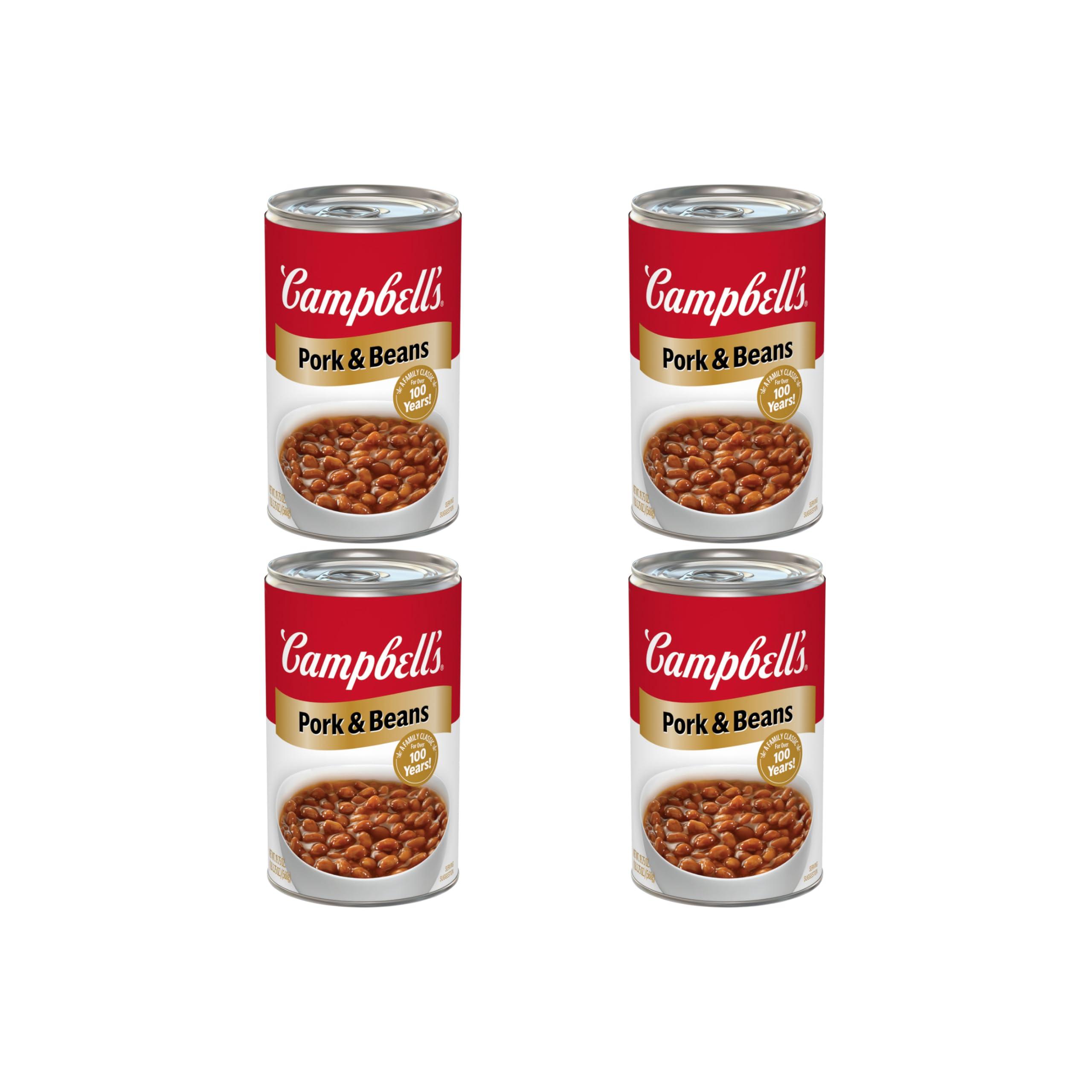 Campbell\'s Campbells Pork and Beans, 19.75 Oz Can (Pack of 4)