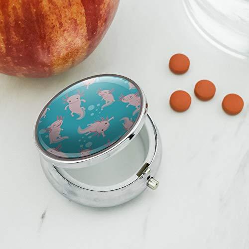 GRAPHICS & MORE Cute Axolotl Mexican Walking Fish Pill Case Trinket Gift Box