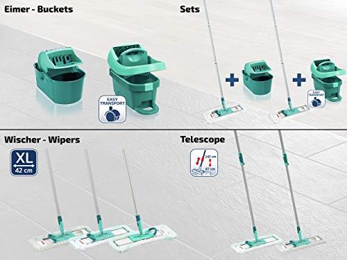 Leifheit Leifheit Profi Cotton Plus Floor Wiper with Steel Handle, Mop, 80-135 cm, 55023