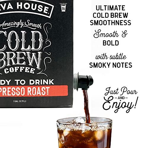 Java House Java House dark roast Liquid Cold Brew Coffee On Tap, Espresso, 128 Fl Oz