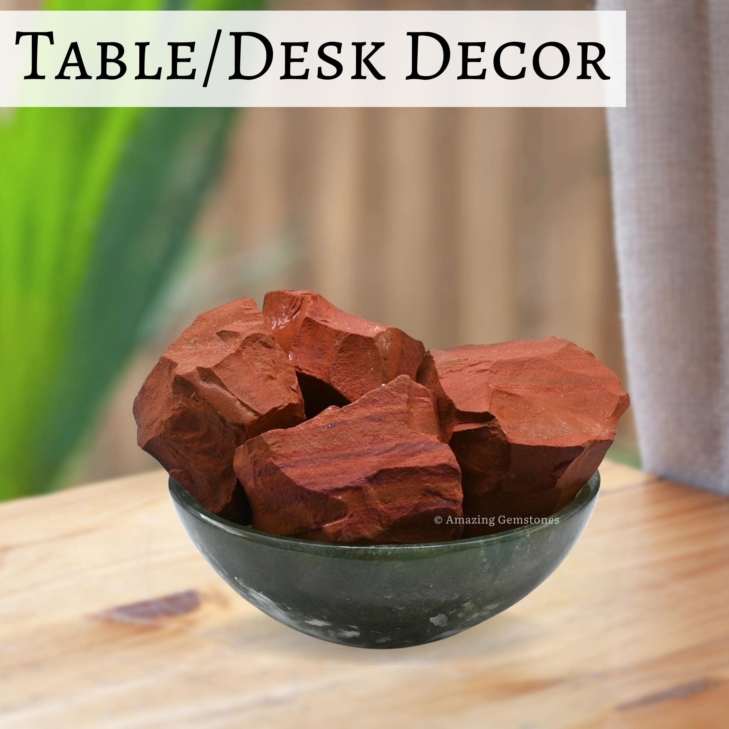 Amazing Gemstone Red Jasper Raw Crystals and Healing Stones, Natural Rocks for Tumbling and DIY Raw Stones and Crystals (1 lb)