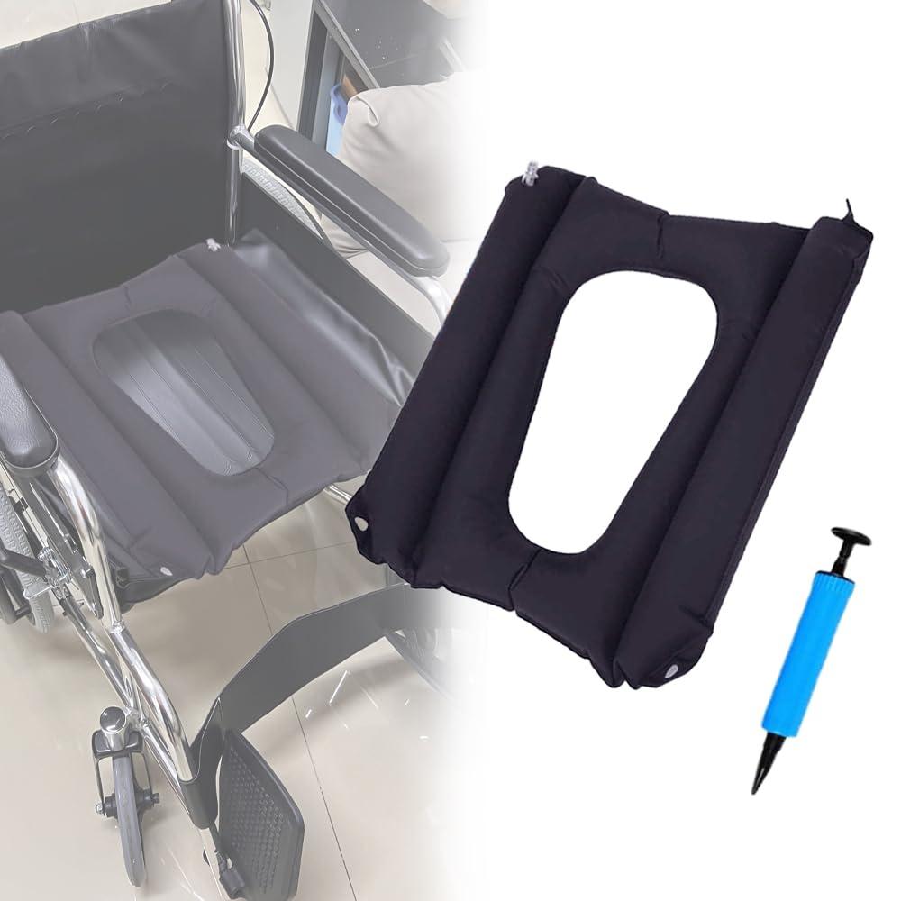 HXCH HXCH Inflatable Cushions - Elderly Nursing Seat Pad for Bedridden Disabled for Pain Relif, Fit for Toilet Chair &Wheelchair, Breathable & Comfort