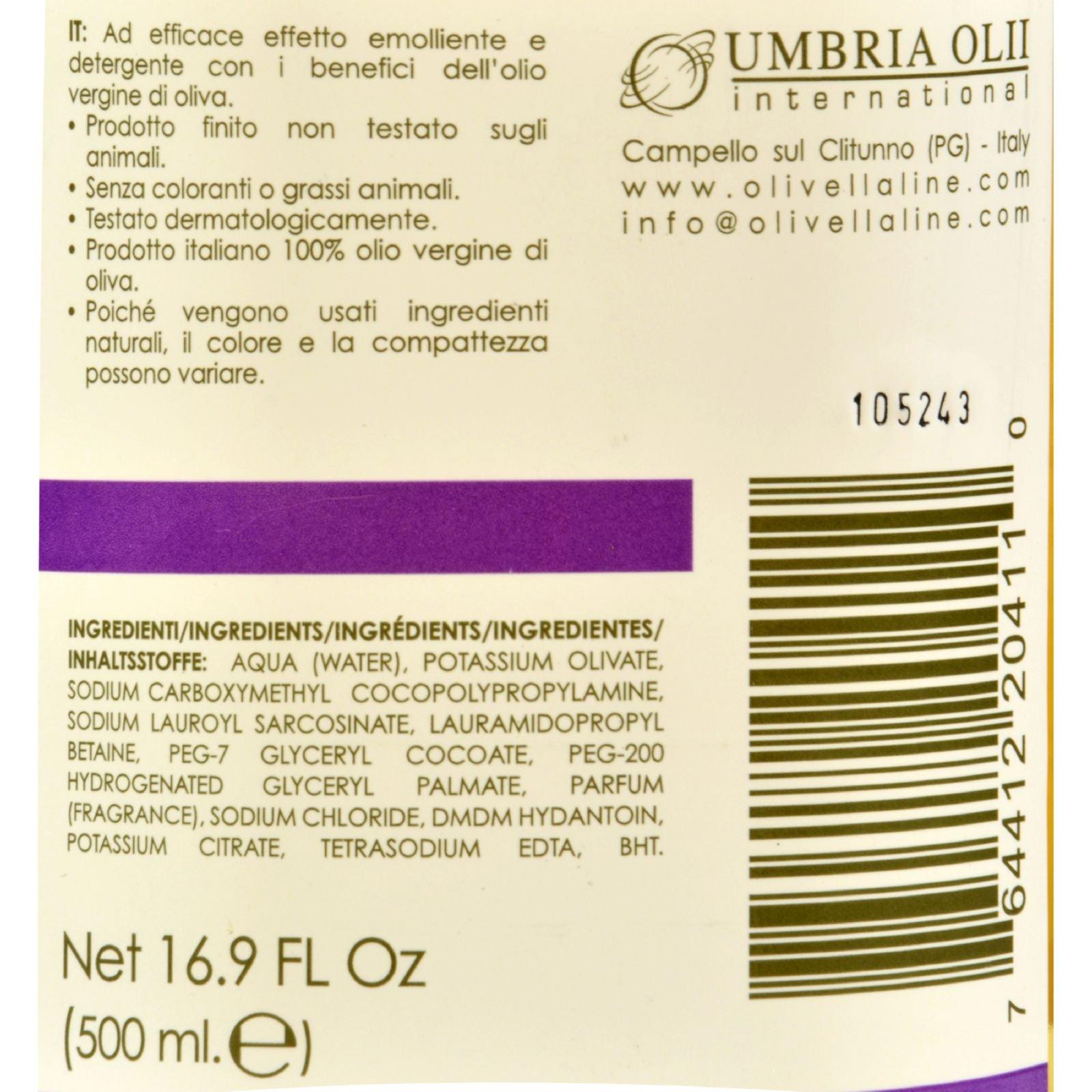 Olivella Olivella - Virgin Olive Oil Bath & Shower Gel Lavender - 16.9 oz.