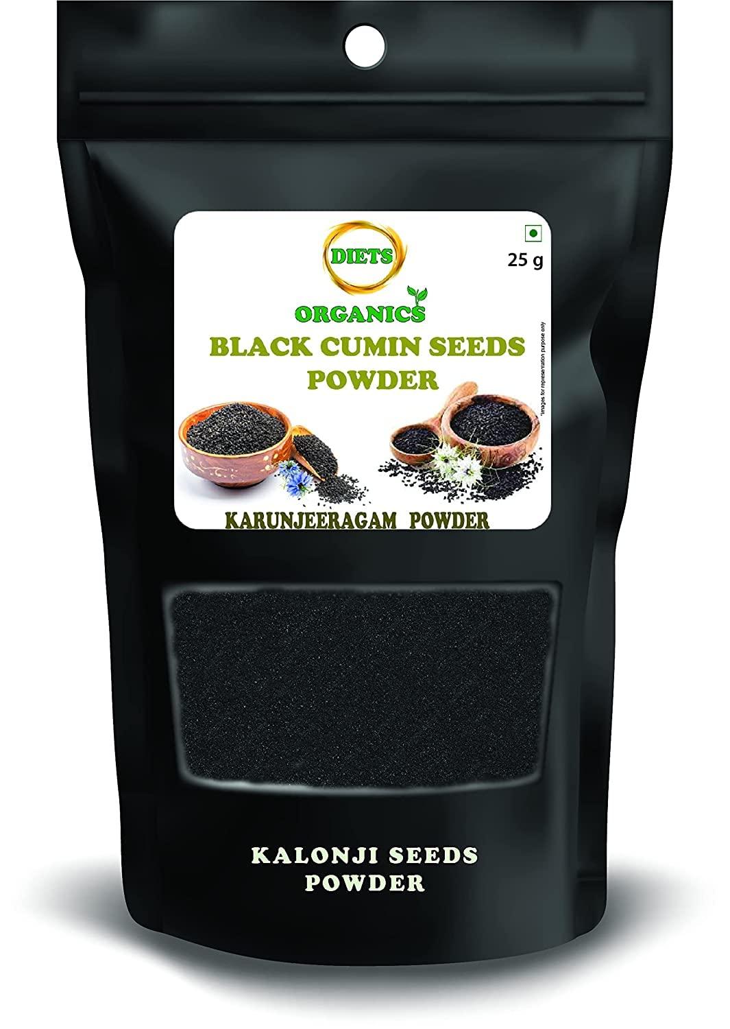 Goldy Goldy Karunjeeragam Powder | Kalonji Powder | Black Cumin Powder -25 G