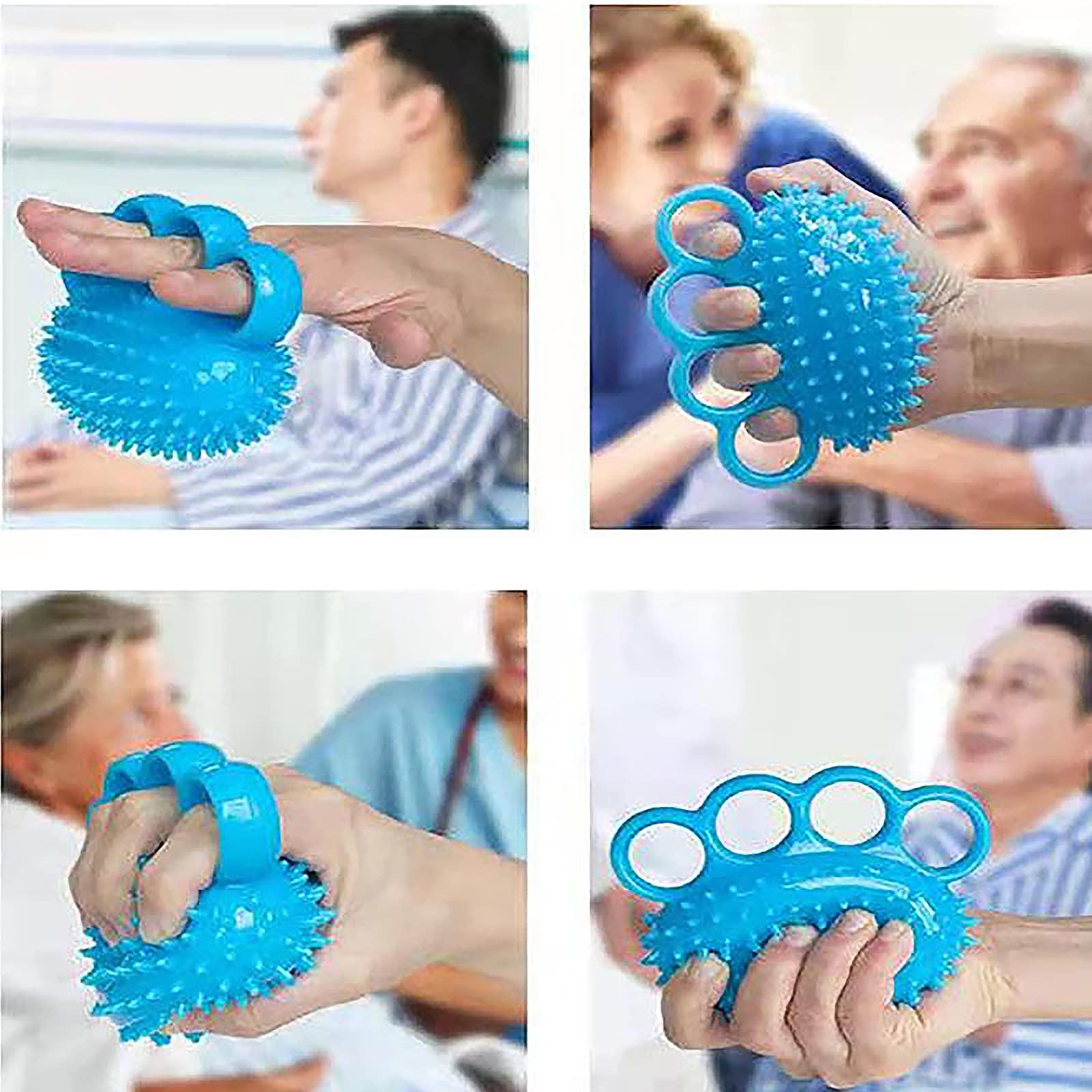 Beisto Hand Exercise Squeeze Balls for TherapyGrip Strength Trainer for Stroke Recovery,20 lbs Beginner Grip Strength