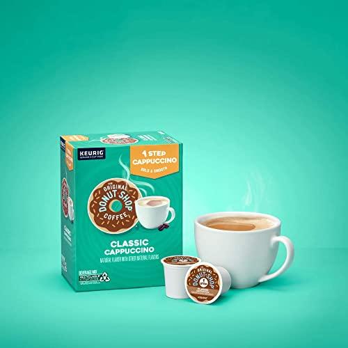 The Original Donut Shop The Original Donut Shop One-Step Classic Cappuccino, Keurig Single-Serve K-Cup Pods, 60 Count (6 Packs of 10)