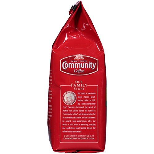 Community Coffee Community Coffee Coffee and Chicory Decaf Coffee, Medium Dark Roast Ground Coffee, 12 Ounce Bag (Pack of 6)