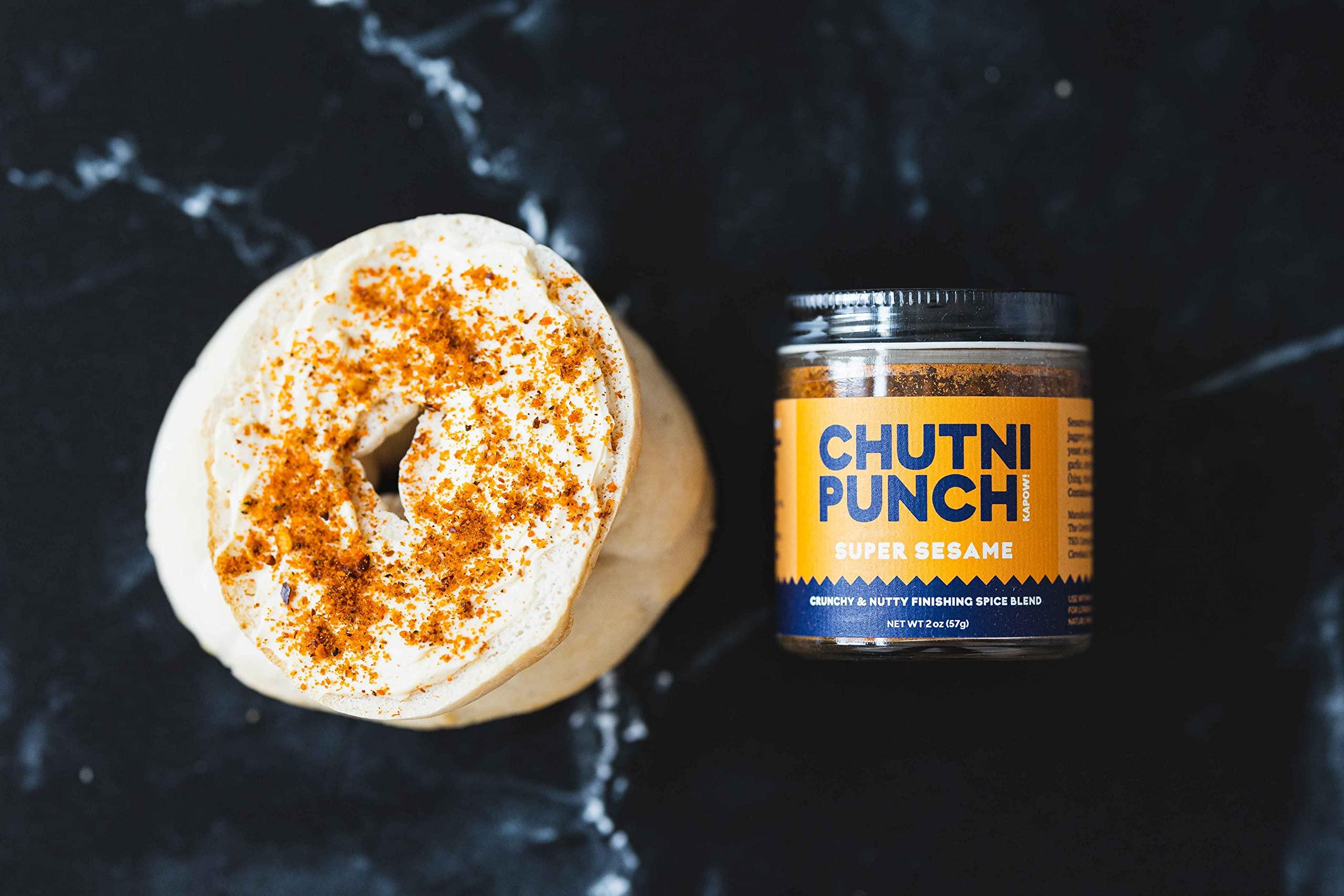 Chutni Punch CHUTNI PUNCH Super Sesame. Finishing Spice Blend. South Indian Inspired Chutney Powder. Vegan. Gluten Free.