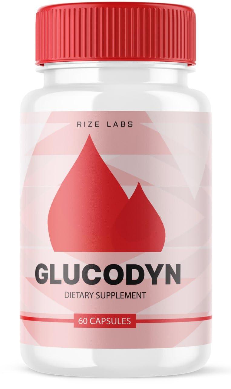 rize labs Glucodyn - Glucodyn Supplement, Advanced Formula for Overall Wellness Boost, Glucodyn to Energize Your Every Day for Peak Performance, Gluco Dyn Reviews (60 Capsules)