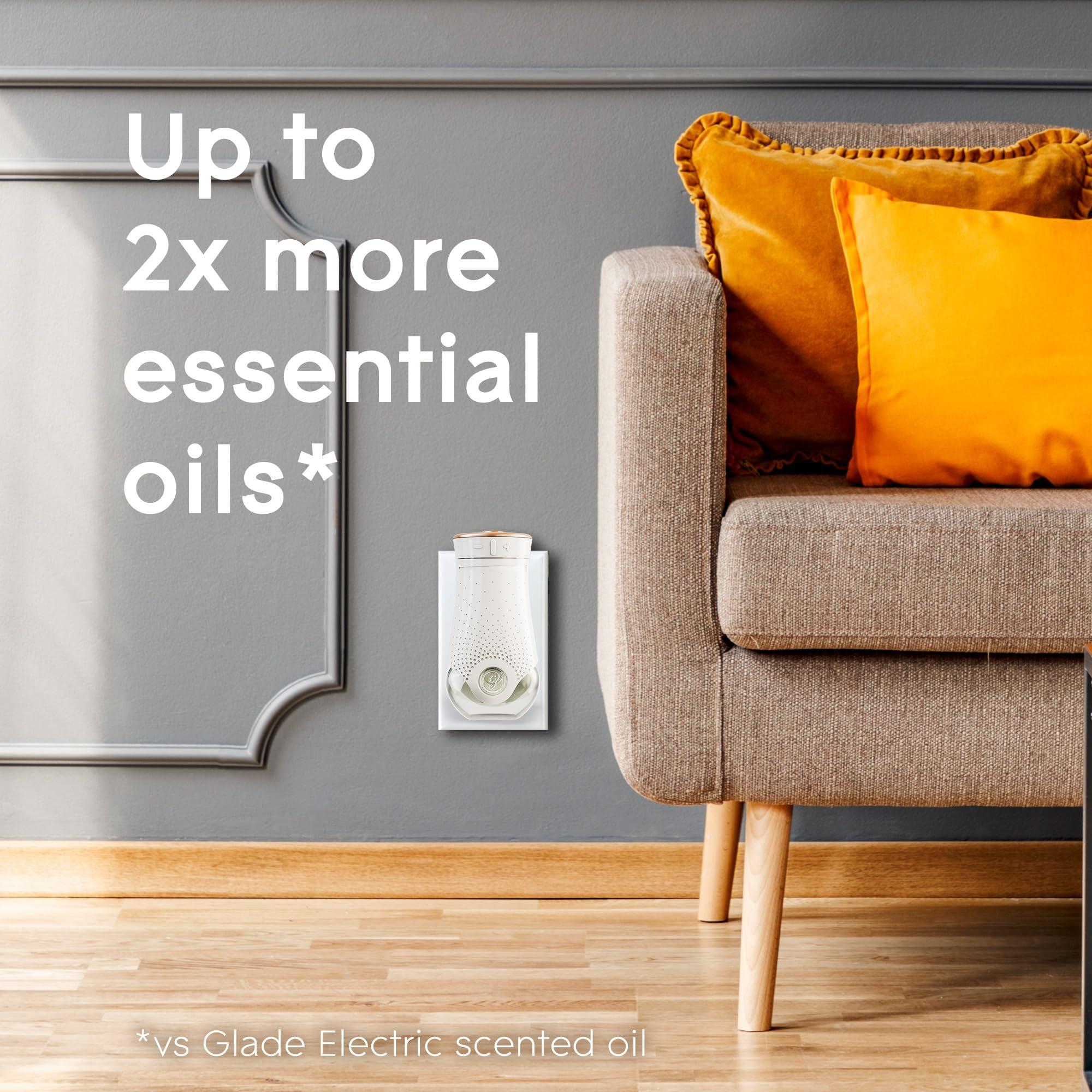 Glade Glade Aromatherapy PlugIns Refills Air Freshener, Scented and Essential Oils for Home and Bathroom, Uplift Your Day Scent, 1.34 Fl Oz, 2 Count