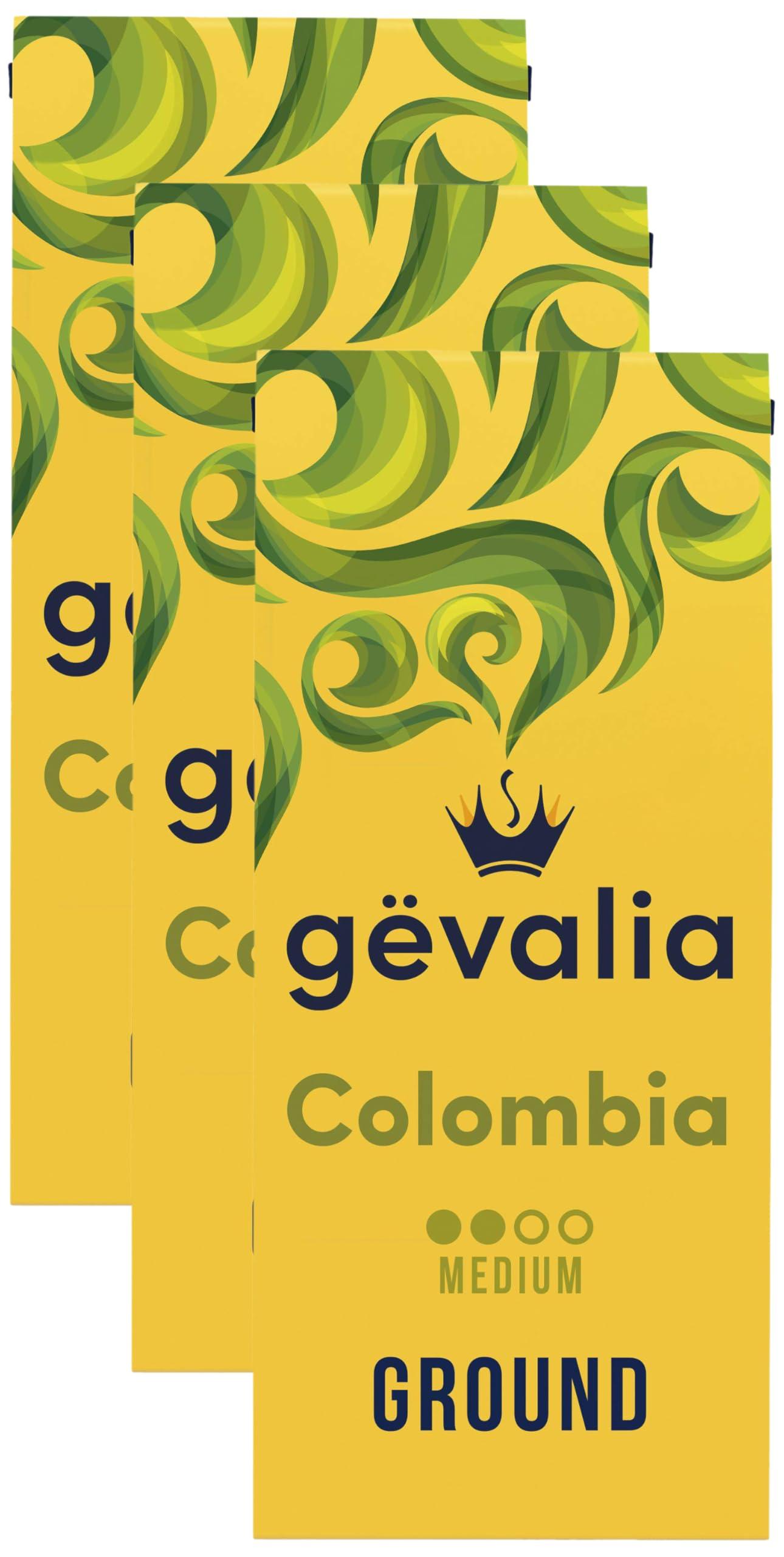 Gevalia Gevalia Colombian Medium Roast Ground Coffee (12 oz Bag) (Pack of 3)