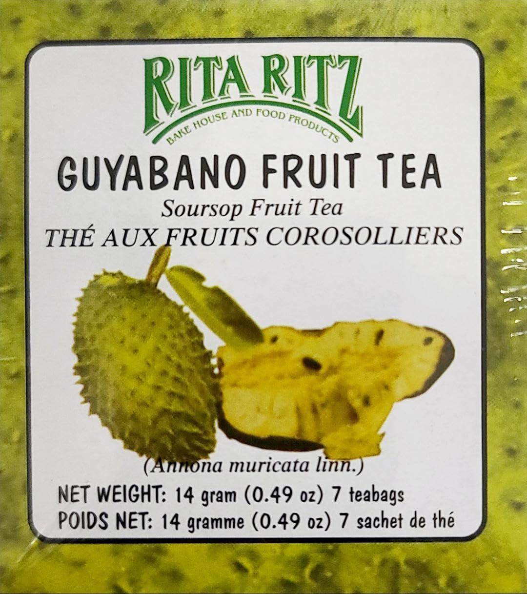 Rita Ritz 3 packs Guyabano Soursop Tea (Guyabano Fruit & Leaves Tea)