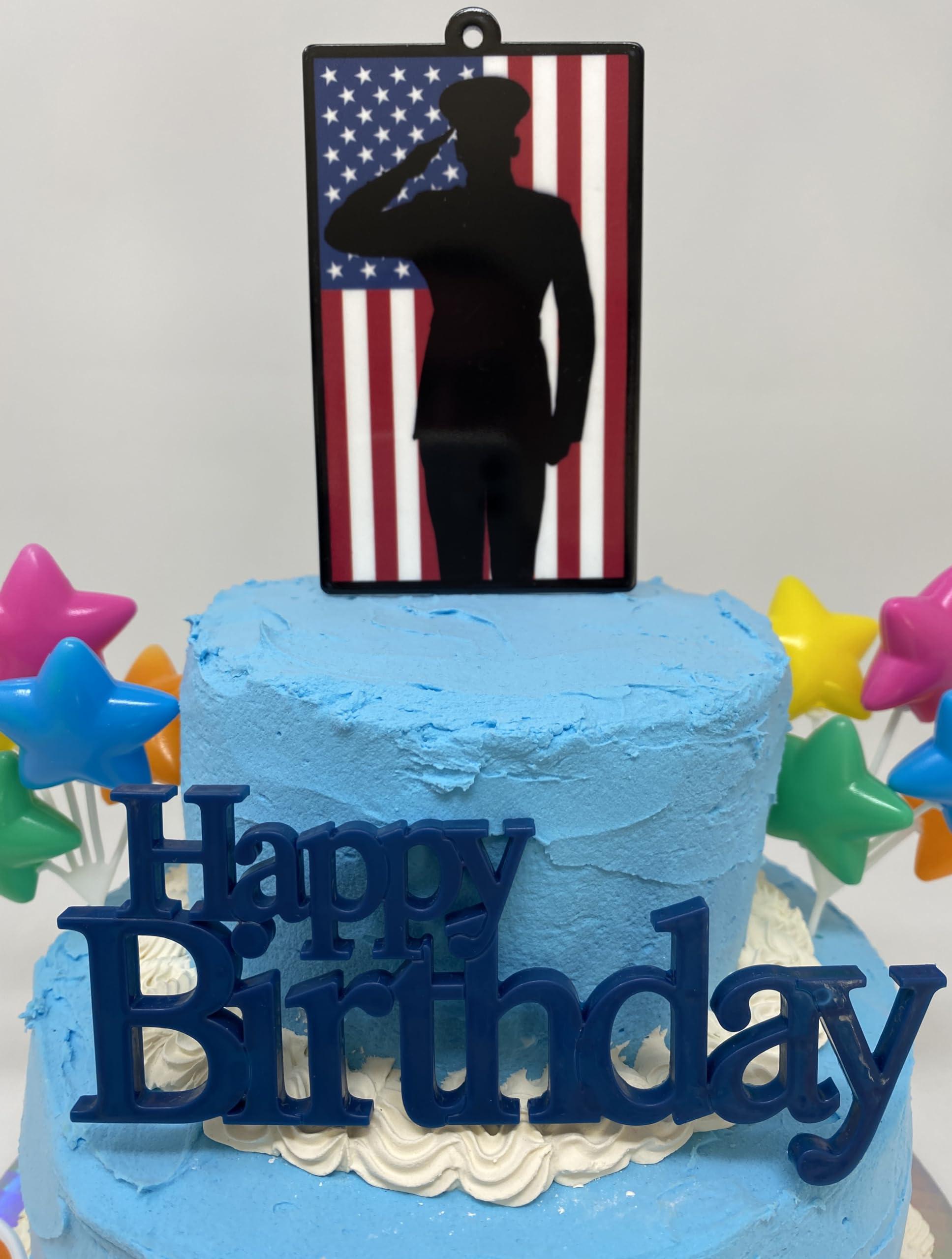 Generic Generic Marines Armed Forces Cake Topper Set