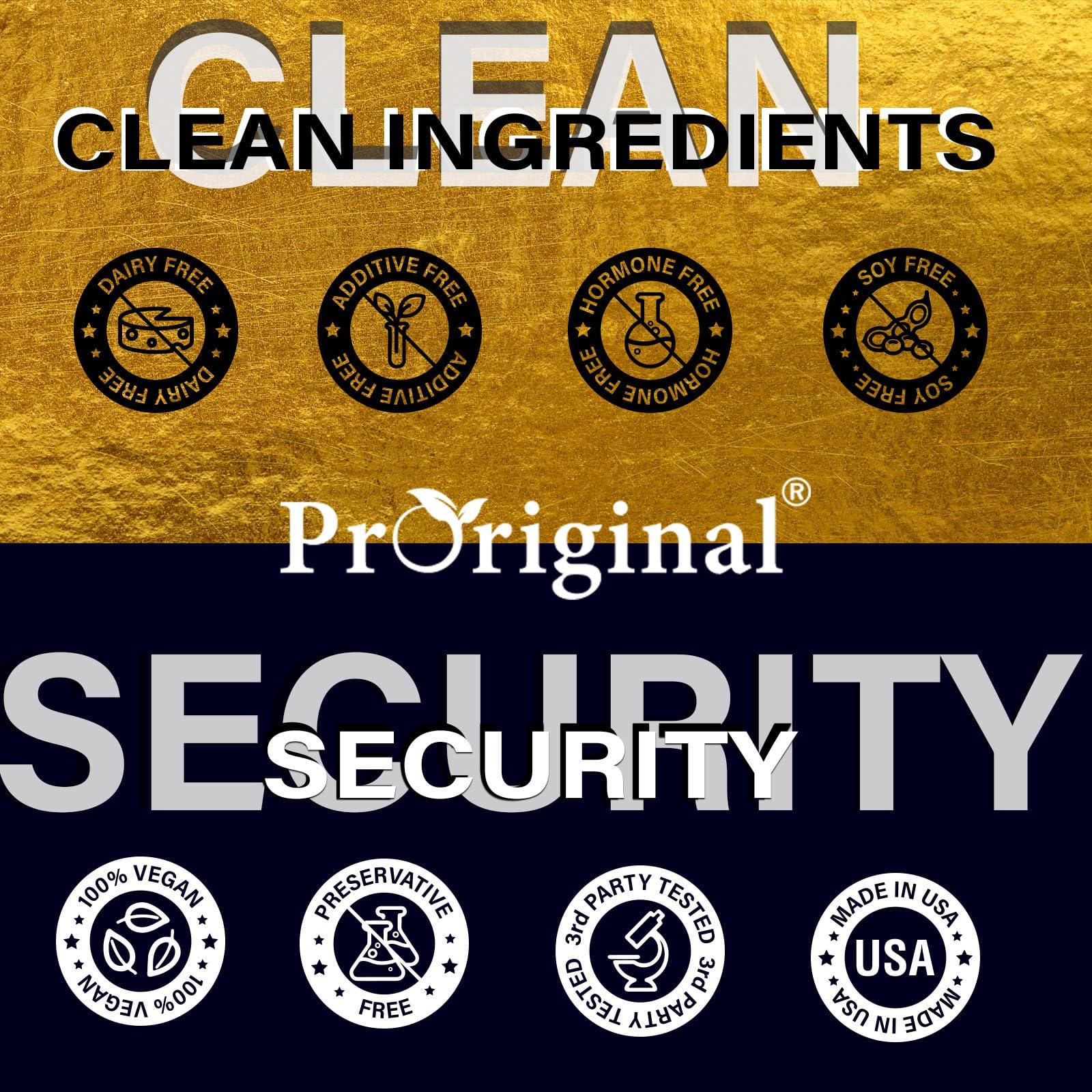 Proriginal Probiotics with Prebiotics for Men and Women - 35 Strains Organic Probiotic 100 Billion CFU for Gut & Digestive Health, Vegan Acidophilus Probiotic Supplement, Non-GMO Raw Probiotic 60 Capsules