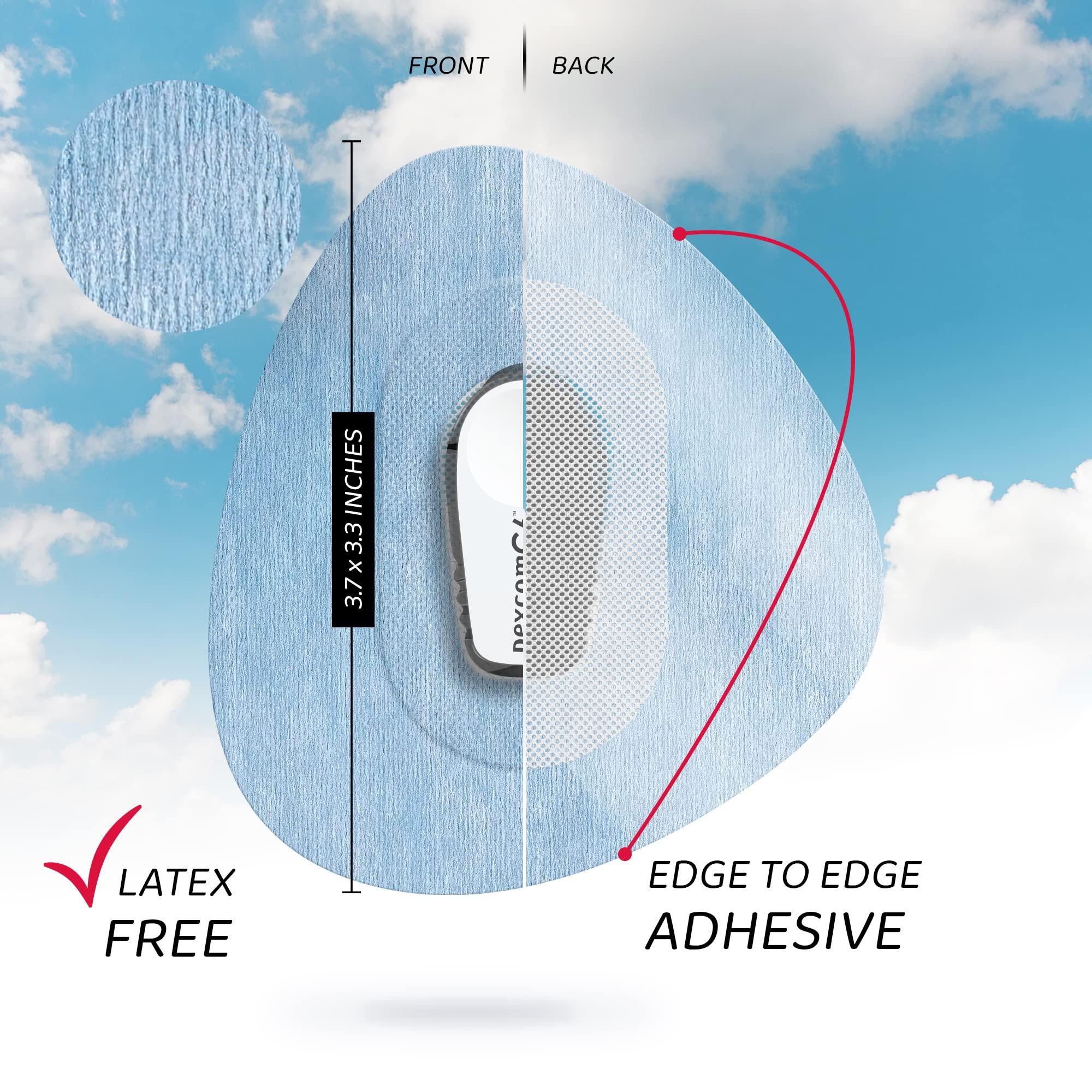 NOT JUST A PATCH Not Just A Patch Air (20 Pack) - CGM Dexcom G6 Adhesive Patches with Hole -Thin, Strong and Light, 14 Day Adhesion, Durable Skin Grip Dexcom Patches G6 Sensor Protectors in Multicolor