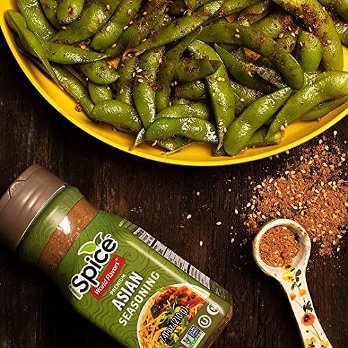 iSpice iSpice - ASIAN SEASONING World Flavor Super Spice Blend | All Natural | Ready to use as is | No preparation is necessary 7.41 oz (210g)