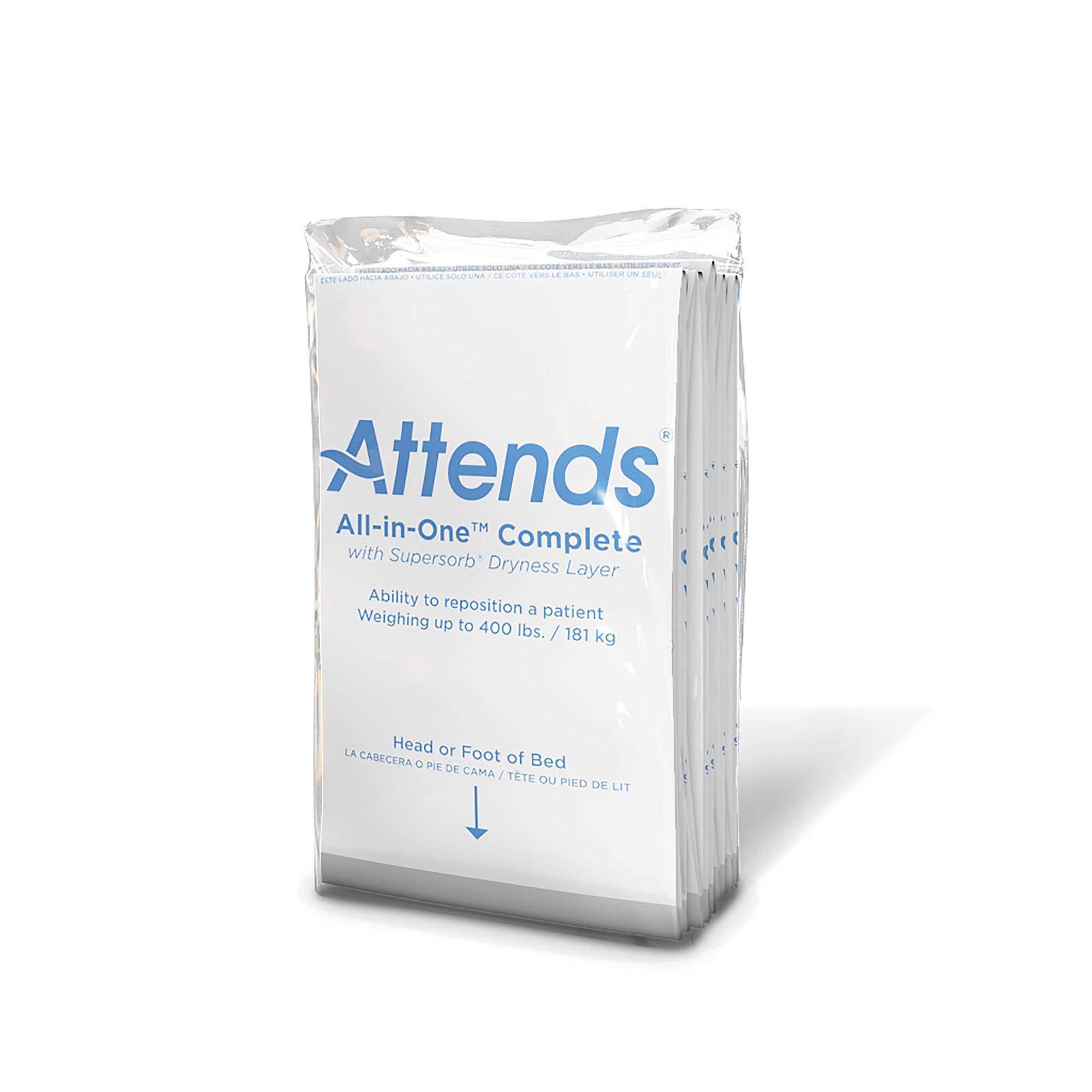 Attends Attends Supersorb Advanced Premium Disposable Underpads for Severe Incontinence, 30\"x36\" Absorbent Pad, Heavy Absorbency, 60ct Case