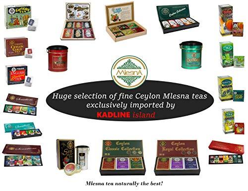 Mlesna Mlesna Pure Ceylon Foil Envelope Green Tea Selection, Jasmine, Soursop, Mint and Green Tea - 40 Count