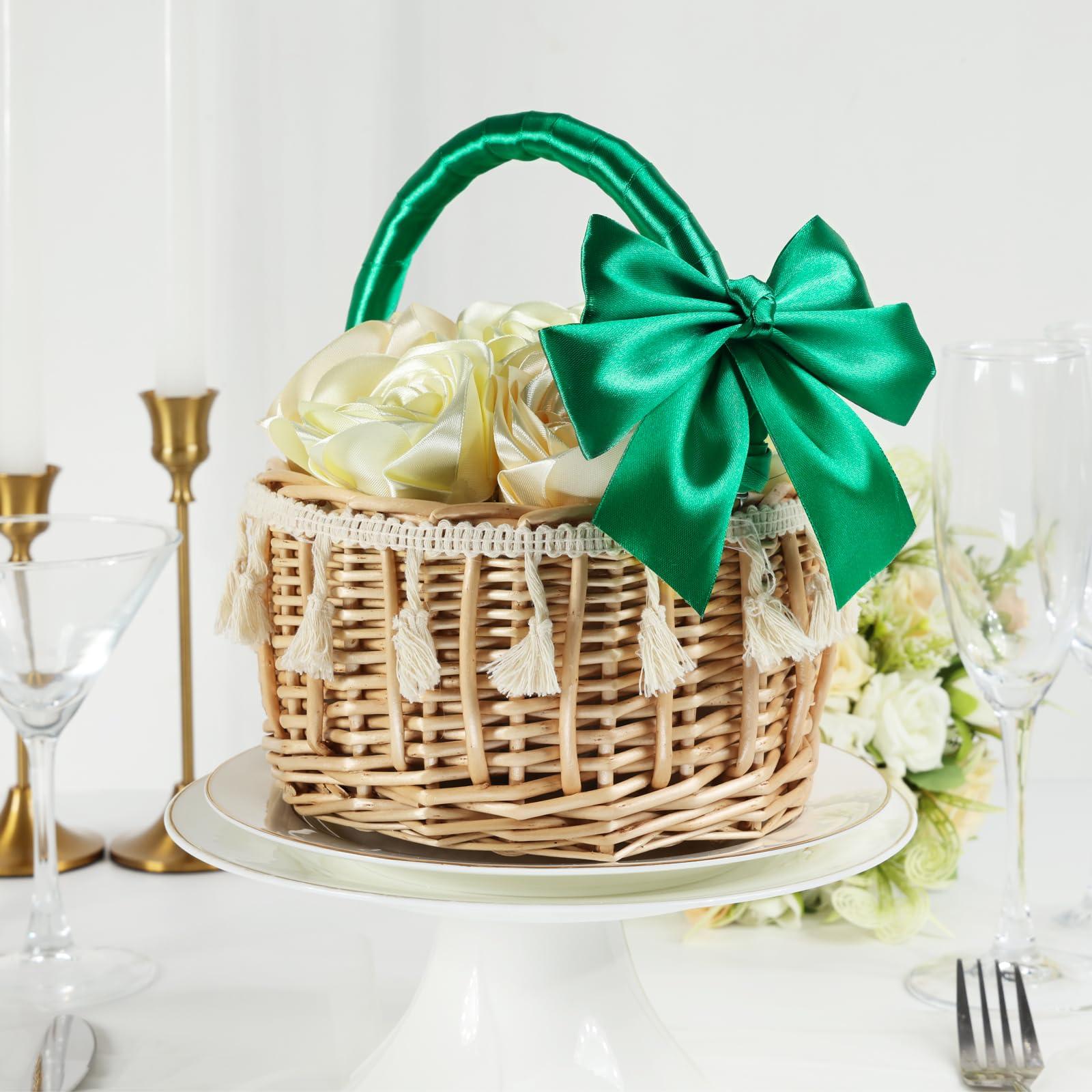 Sagaat Sagaat Teal Ribbon 1-1/2 Inch 50 Yards, Dark Green Satin Ribbon for Flower Bouquet, Crafts, Gift Wrapping, Bridal Invitations, Hair, Halloween, Christmas, Easter