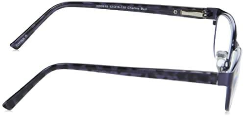 Foster Grant Foster Grant Charlsie Multifocus Reading Glasses, Satin Navy/Transparent, 2.75 x