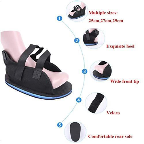 GREUS Cast Shoe Foot Fracture Support Open Toe Plaster Cast Boot Post Op Shoe Toe Valgus Surgical Fixed Gypsum Shoe Walking Boot for Foot Injuries Stable Ankle Joints Postoperative Recovery Pain Relief