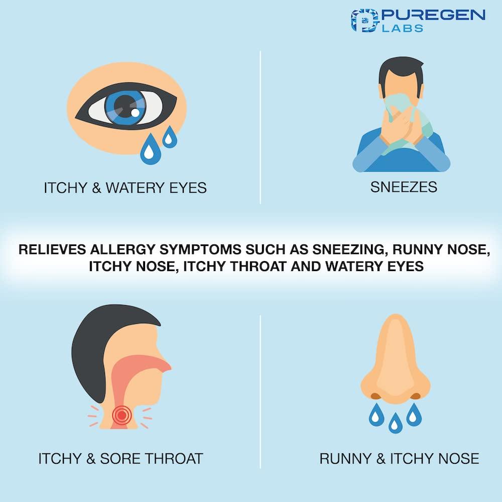 P Puregen Labs Puregen Labs Allergy Relief, Loratadine 10mg, 300 Tablets 24 Hour Non-Drowsy Antihistamine Allergy Medicine for Runny Nose, Sneezing, Itchy, Watery Eyes