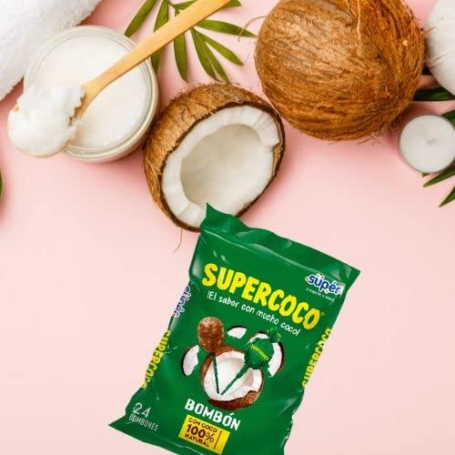No applicable Supercoco candy Bonbon (2 pck - 24 count per pck) Colombian candy super coco candy colombian snack dulce colombiano Comida colombiana