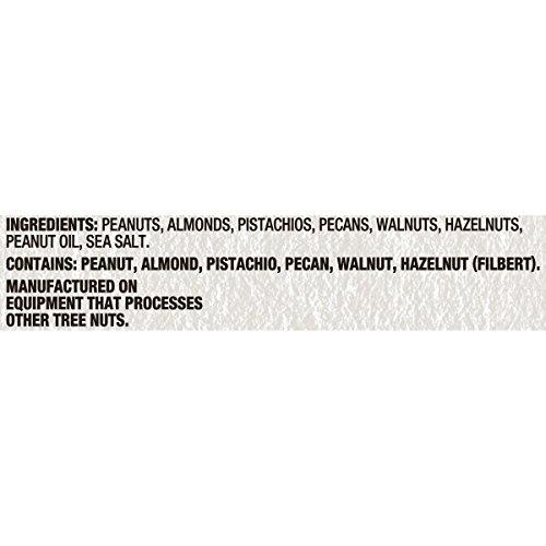 Planters Planters NUT-rition Heart Healthy Nut Mix with Peanuts (Almonds, Pistachios, Pecans, Walnuts, Hazelnuts & Sea Salt, 6 ct Pack, 9.75 oz Canisters)
