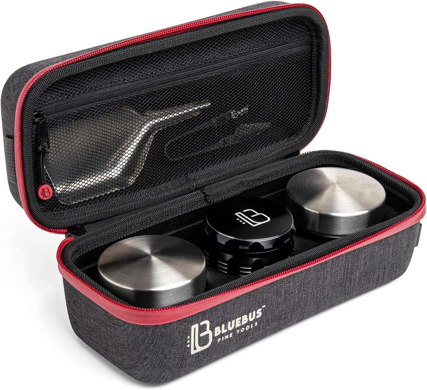 Blue Bus BlueBus Bulldog Large Smell Proof Bag with Lock - Smell Proof Stash Bag Carrying Case with Airtight Jars Smell Proof Case, Containers, Accessories - Waterproof, Bordeaux