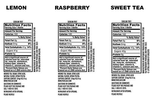 Pure Leaf Pure Leaf Bottles, Variety Pack (Sweetened Flavors) (18.5 Ounce Bottles, Pack of 12)