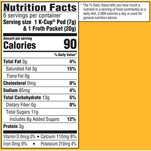 Gevalia Gevalia Frothy 2-Step Cappuccino Espresso Kâ€Cup® Coffee Pods & Froth Packets Kit (36 ct Pack, 6 Boxes of 6 Pods with Packets)