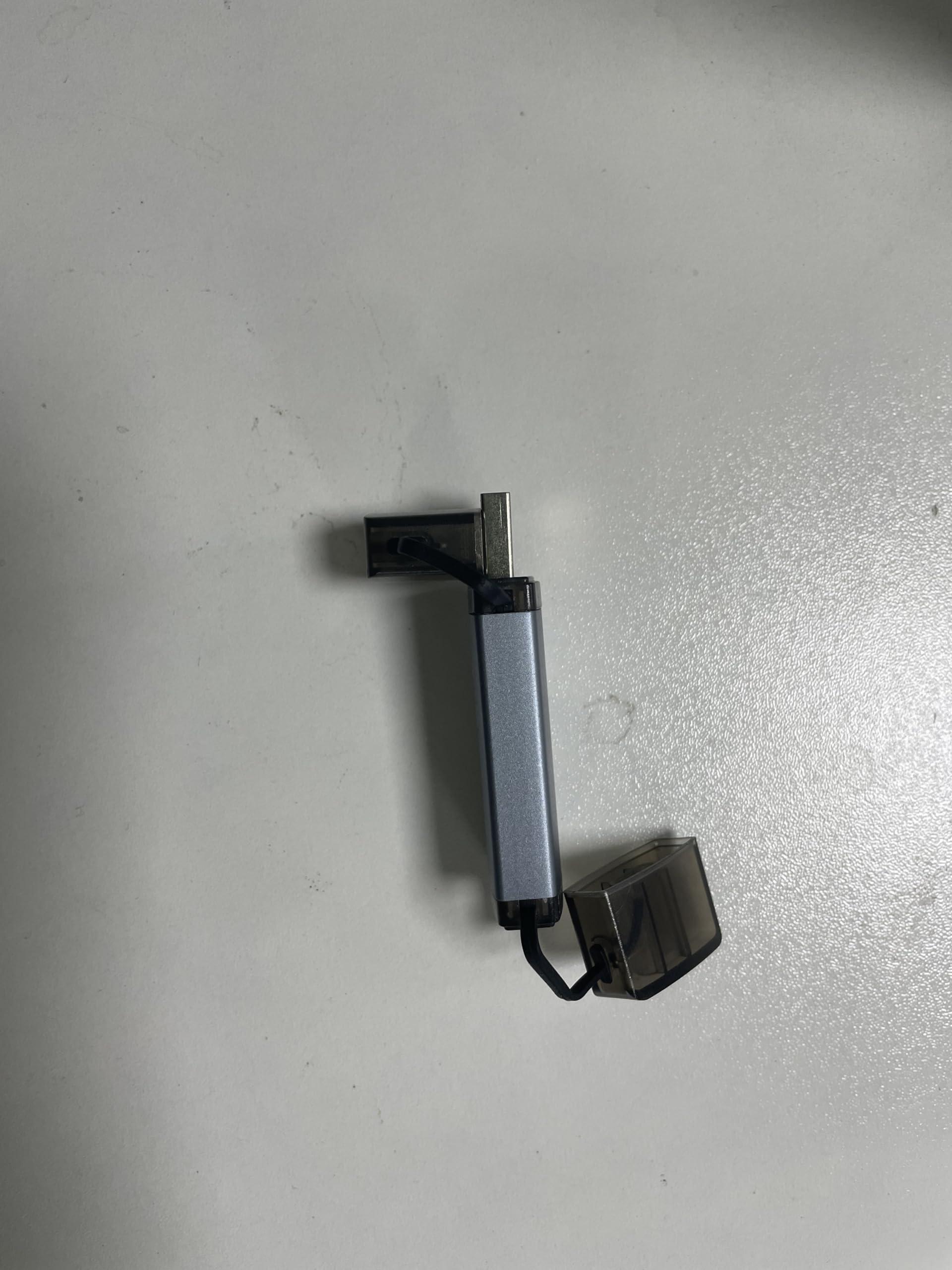 Ulyuhoda USB 3.0 SD Card Reader, 2 Slots Memory Card Reader with a Build-in Micro SD Card Cap for SDXC/SDHC/UHS-I SD Cards, TF/Micro SD Cards Reader