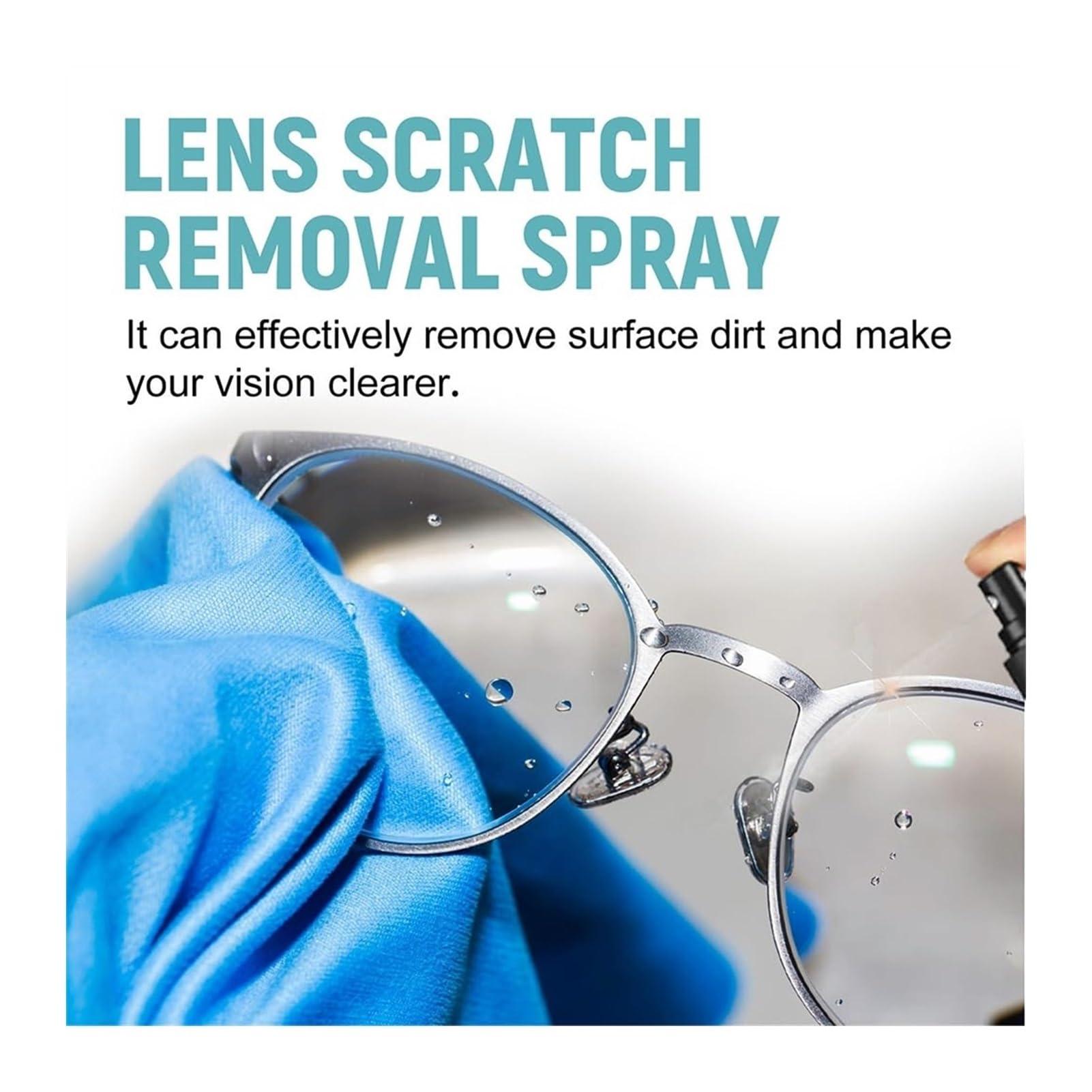 DGDXLMPNR Eyeglass Lens Scratch Remover Spray, Glasses Lens Scratch Remover Spray, Scratch Remover For Sunglasses, Scratch Remover For Eyeglasses, Eyeglass Cleaning Tools For Lenses Screens ( Color : 3 set , Si