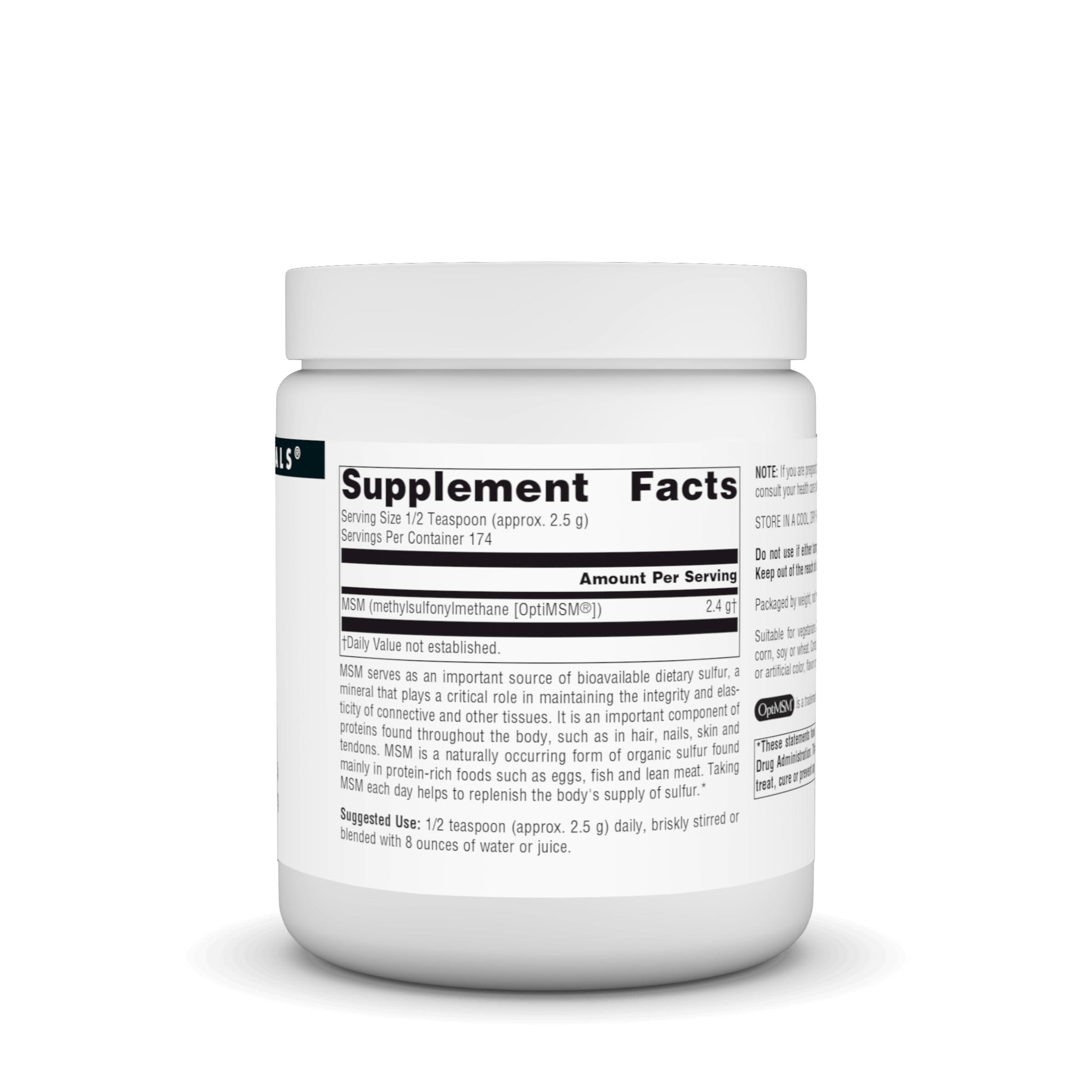 Source Naturals Source Naturals MSM, (Methylsulfonylmethane) - 16 Ounce Powder