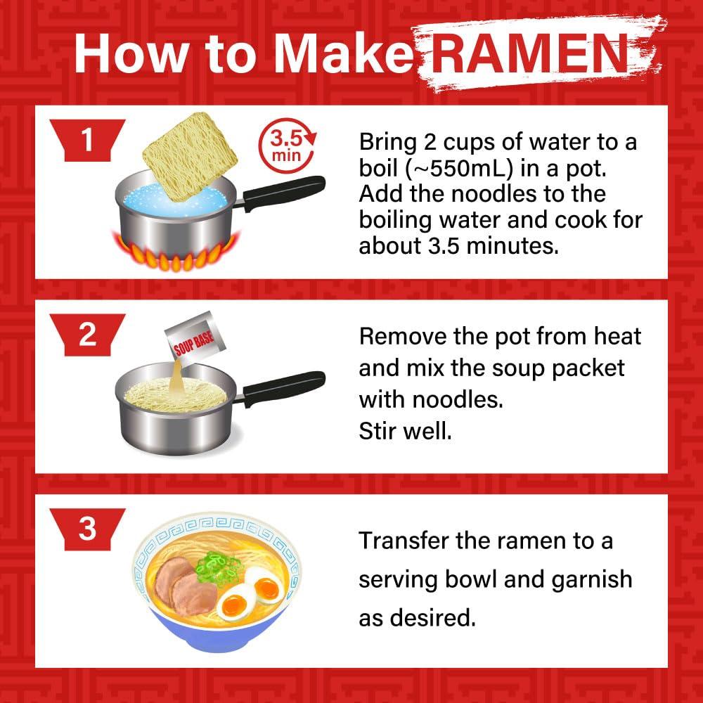 Igarashi Seimen Igarashi Ramen Kitakata Curry Flavor Japanese Noodles Instant Ramen (Pack of 3)